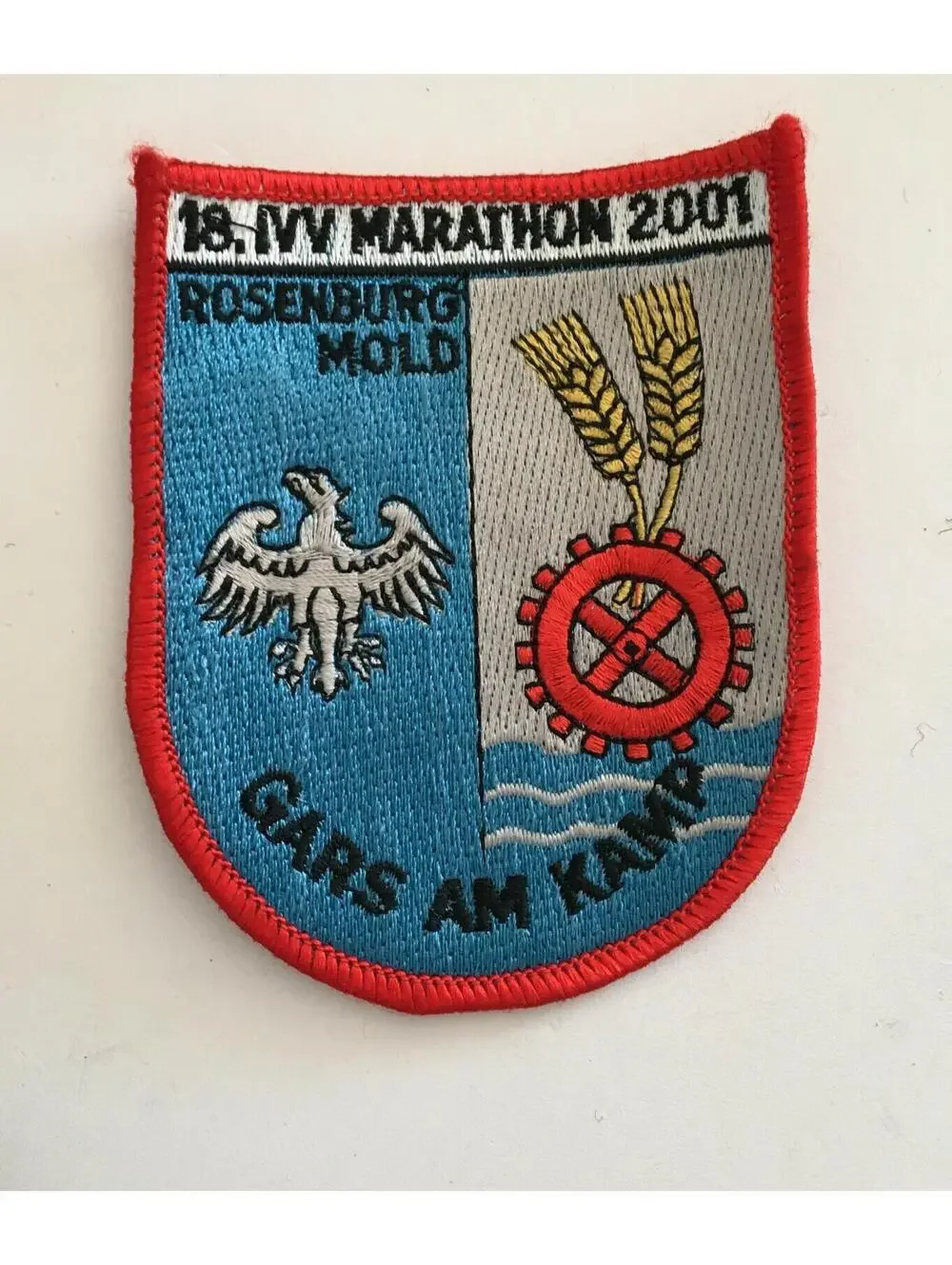 18 Ivy Marathon 2001 Rosenburg Mold Gars Am Kamp Austria Patch Souvenir